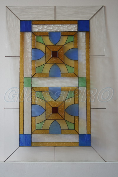 Tiffany stained glass for openings - sample