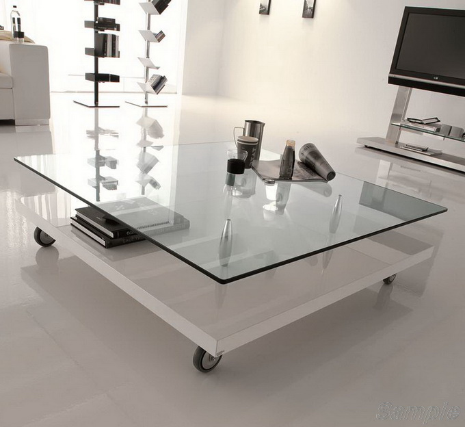 Tempered glass is used to make furniture