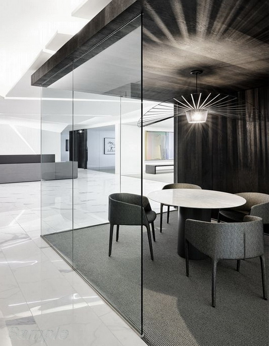 Glass partitions