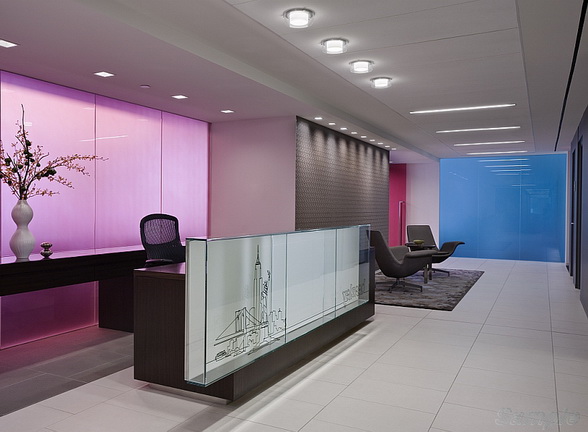 Glass office partitions