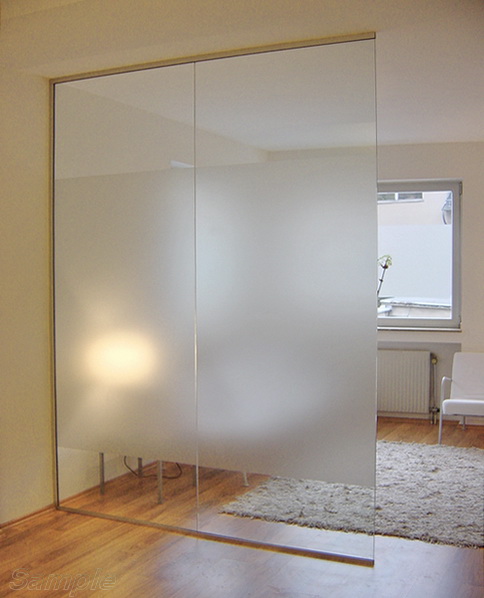 Glass partitions