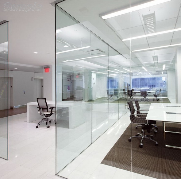 Glass interior partitions