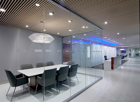 Glass interior partitions