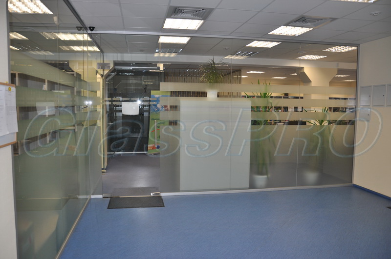 Glass office partitions in Kyiv