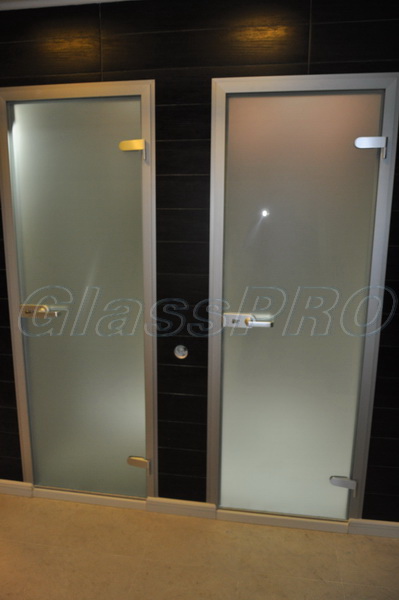 Glass interior doors