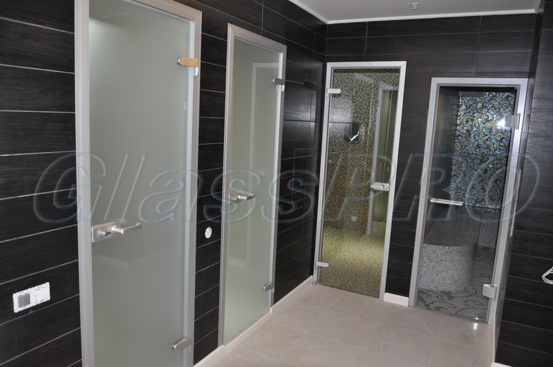 Glass interior doors