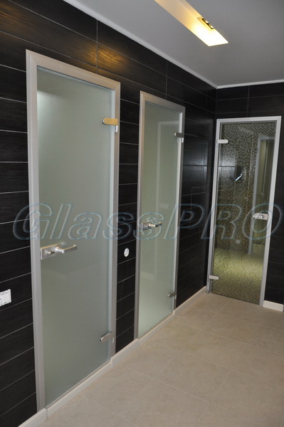 Glass interior doors