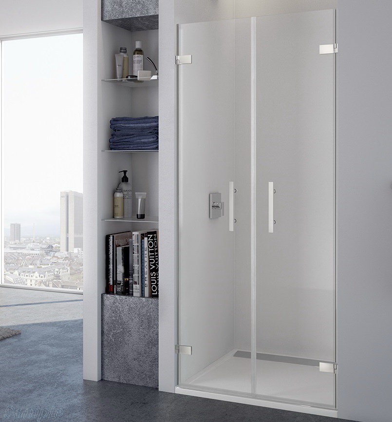 Model SD-05. Double Swing Glass Shower Door